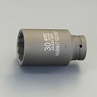 １／２”ＤＲｘ３０ｍｍ　インパクト用ハブボルトソケット（十二角）