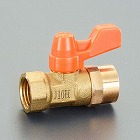 Ｒｃ１／４”　ミニボールバルブ（メッキ無）