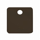２５ｍｍ　タグブランク（アルミ角／ブラック／５枚）