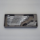 １２本組／５．５‐２２ｍｍ　片目片口スパナ