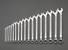 １７本組／　６‐２２ｍｍ　片目片口スパナ