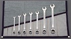 ７本組　コンビネーションレンチ（ラチェット式）