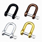 ７０ｋｇ／８ｍｍ　シャックル（アルミ製／ブラウン）