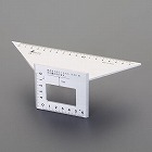 ２００ｘ６３ｘ７３ｍｍ　角材定規（台形止型／アルミ製）