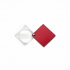 ｘ３．５／４５ｍｍ　ポケットルーペ（レッド）
