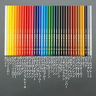 ［ブルーバイオレット］　水彩色鉛筆