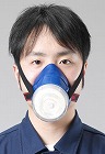 マスク（防塵・アスベスト対応／ネイビー）