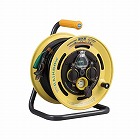 ＡＣ１２５Ｖ／１５Ａ／３０ｍ　コードリール（防雨・漏電遮断器付