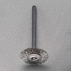 １９ｍｍ／３ｍｍ軸　軸付ブラシ（ステンレス製）