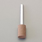 ＃２２０・１３ｘ２０ｍｍ／６ｍｍ軸　軸付ゴム砥石（ソフト）