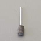 ＃　４６・１０ｘ１０ｍｍ／３ｍｍ軸　軸付ゴム砥石（ソフト）
