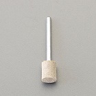 ＃　８０・１０ｘ１０ｍｍ／３ｍｍ軸　軸付ゴム砥石（ソフト）