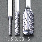 ３ｘ　１３ｍｍ／３ｍｍ軸　［Ｃｏａｔｅｄ］超硬バー