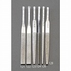 ４．８ｘ１．４ｘ８５ｍｍ　ダイヤモンド鑢（平・ショート／＃１４０）