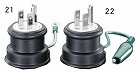 ＡＣ１２５Ｖ／１５Ａ　防水変換アダプタ‐（逆接地型）