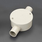 φ３６ｍｍ　露出ボックス（ＶＥ管用／２方向）ベージュ