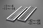 ２００ｘ９９５ｍｍ／１４ｔ車　グレーチング（Ｕ字溝／ノンスリップ）
