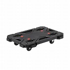 【サンワサプライ】平台車　連結　4輪自在　スタッキング可能　滑り止め付　耐荷重150kg　大サイズ