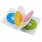 【サンワサプライ】DVDトールケース（6枚収納・3枚セット・クリア）