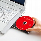 【サンワサプライ】マルチレンズクリーナー　CD　DVD　乾式　マルチ対応　認識不良予防