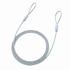 【サンワサプライ】eセキュリティ（ワイヤー、長さ2.0m・直径4.6mm）