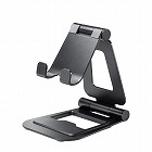 【サンワサプライ】タブレット用アルミスタンド（角度・高さ調整タイプ）