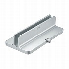 【サンワサプライ】縦置きノートパソコンスタンド　アルミ製　最大幅30mm