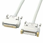 【サンワサプライ】RS-232Cケーブル　5m　D-sub25pinオス