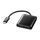 【サンワサプライ】USB　TypeC　MSTハブ　(DisplayPort　Altモード）