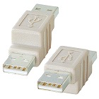 【サンワサプライ】USBアダプタ　USB　Aコネクタオス-USB　Aコネクタオス