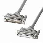 【サンワサプライ】RS-232C　延長　ケーブル　1.5m　D-sub25pinオス