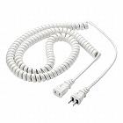 【サンワサプライ】電源延長コード(カール型・2P・約1.5ー3m)
