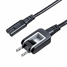 【サンワサプライ】メガネ型コネクタ対応電源コード（1m・12A）