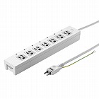 【サンワサプライ】電源タップ（3P・7個口・5m・一括集中スイッチ付・デスククランプ対応）
