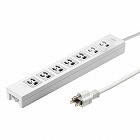 【サンワサプライ】電源タップ（3P・7個口・5m・5個口連動集中スイッチ付）