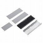 【サンワサプライ】M.2　SSD用ヒートシンク　両面実装対応　熱暴走対策　熱伝導シリコンパッド